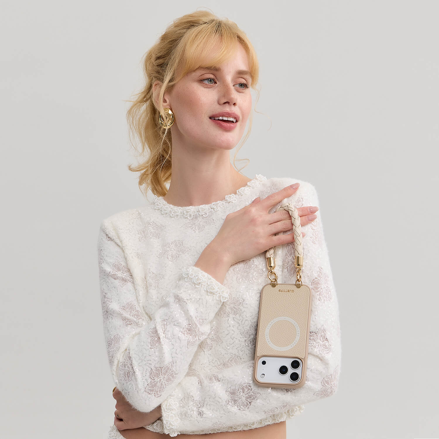 Minimal Style Kit- MagSafe Compatible Case with Rope Wrist Strap