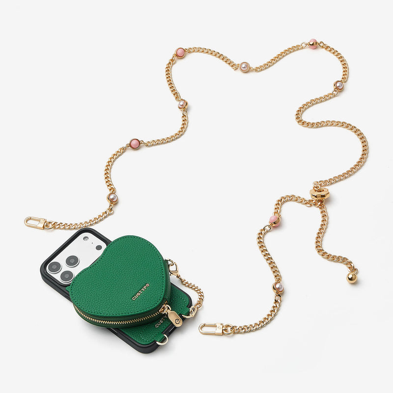 Heart Mate Kit- Lanyard Strap for iPhone Case with Magnetic Wallet-Mobile Phone Cases-DETACHABLE WALLET & WIRELESS CHARGING