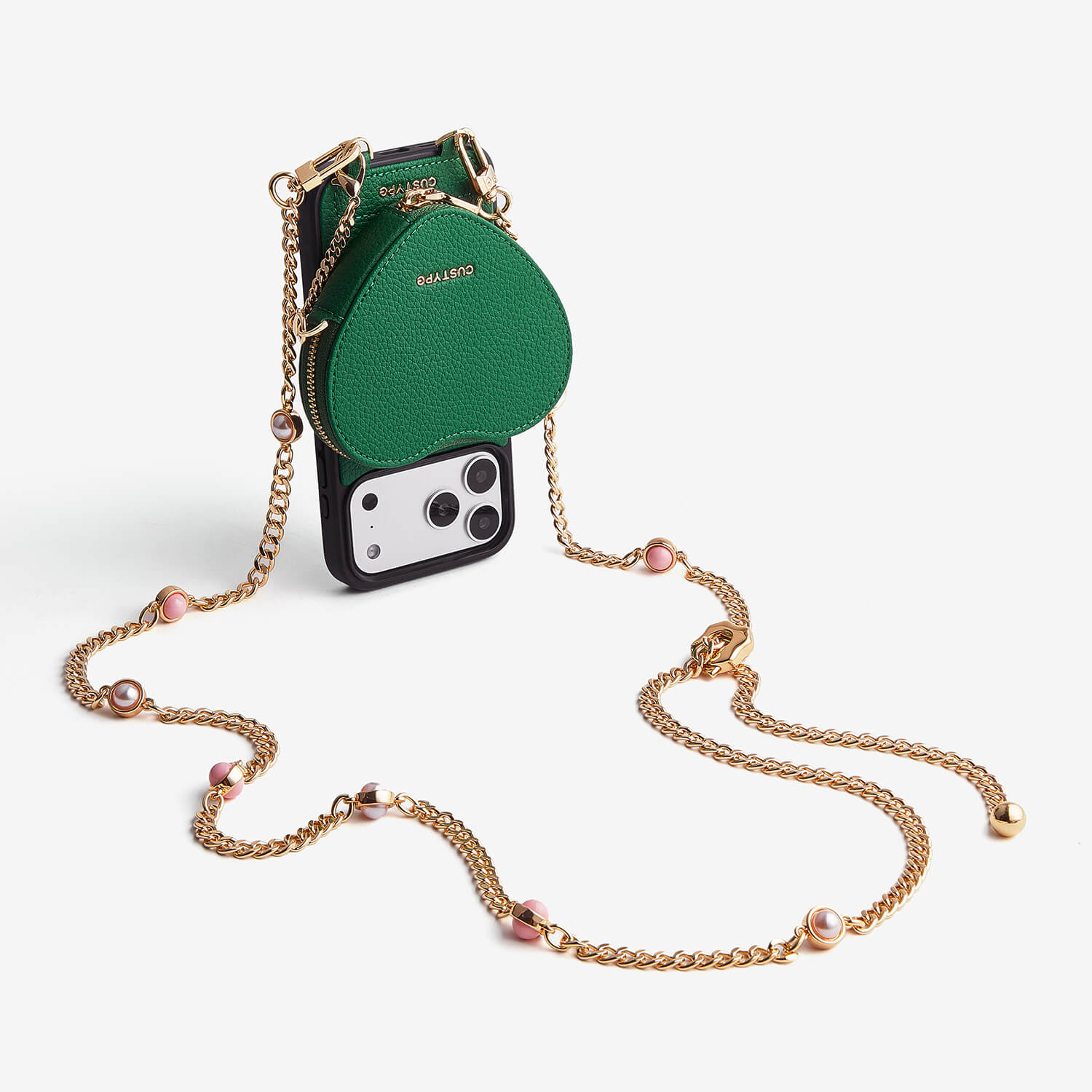 Heart Mate Kit- Lanyard Strap for iPhone Case with Magnetic Wallet-Mobile Phone Cases-DETACHABLE WALLET & WIRELESS CHARGING