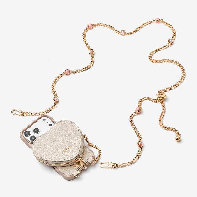 Heart Mate Kit- Lanyard Strap for iPhone Case with Magnetic Wallet-Mobile Phone Cases-DETACHABLE WALLET & WIRELESS CHARGING