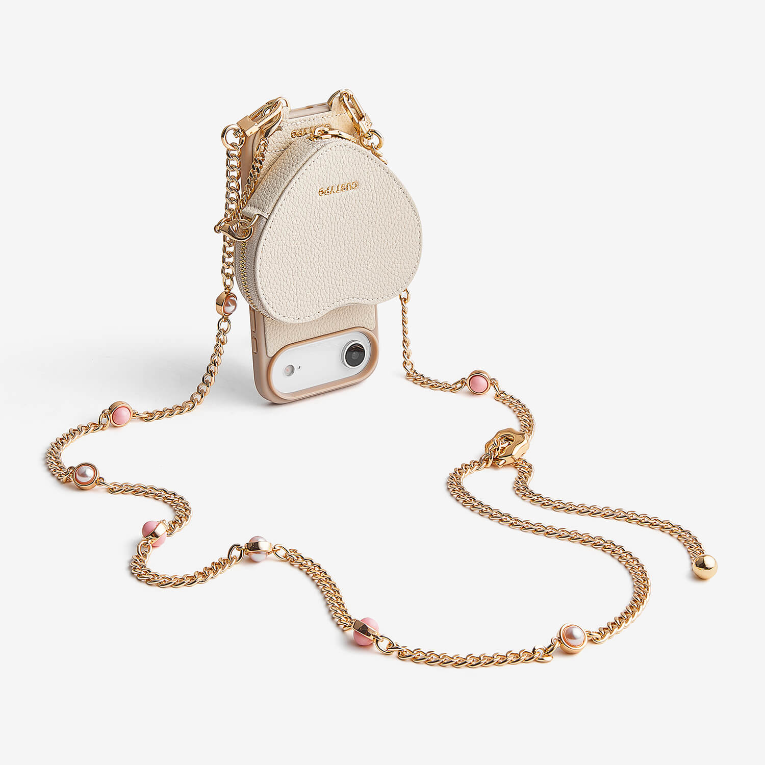 Heart Mate Kit- Lanyard Strap for iPhone Case with Magnetic Wallet-Mobile Phone Cases-DETACHABLE WALLET & WIRELESS CHARGING