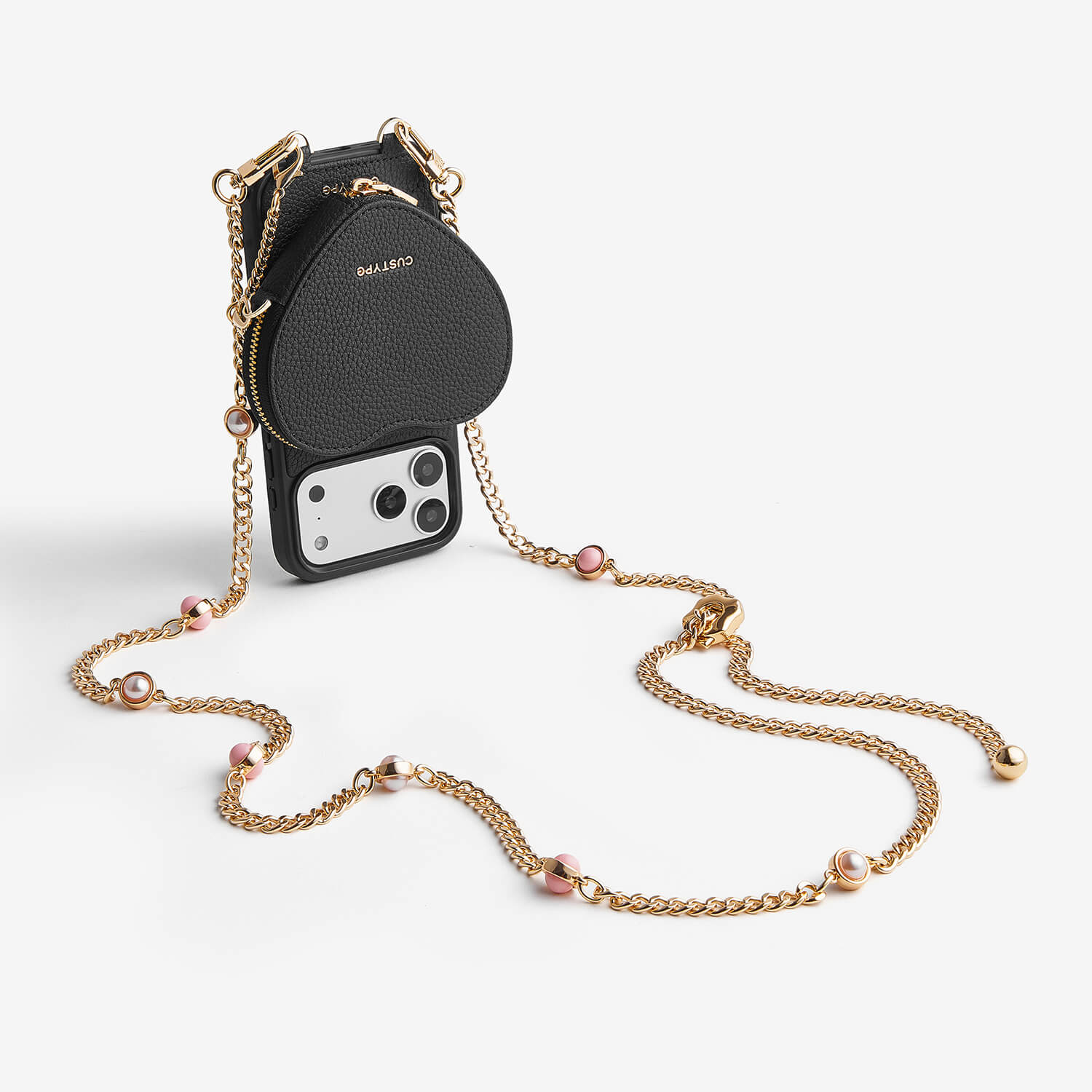 Heart Mate Kit- Lanyard Strap for iPhone Case with Magnetic Wallet-Mobile Phone Cases-DETACHABLE WALLET & WIRELESS CHARGING