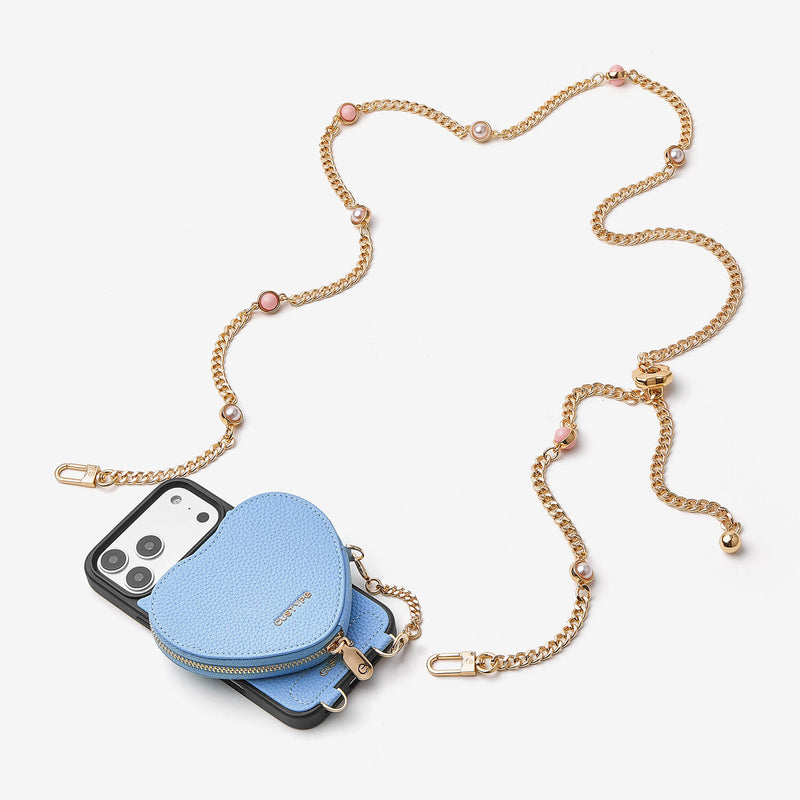 Heart Mate Kit- Lanyard Strap for iPhone Case with Magnetic Wallet-Mobile Phone Cases-DETACHABLE WALLET & WIRELESS CHARGING