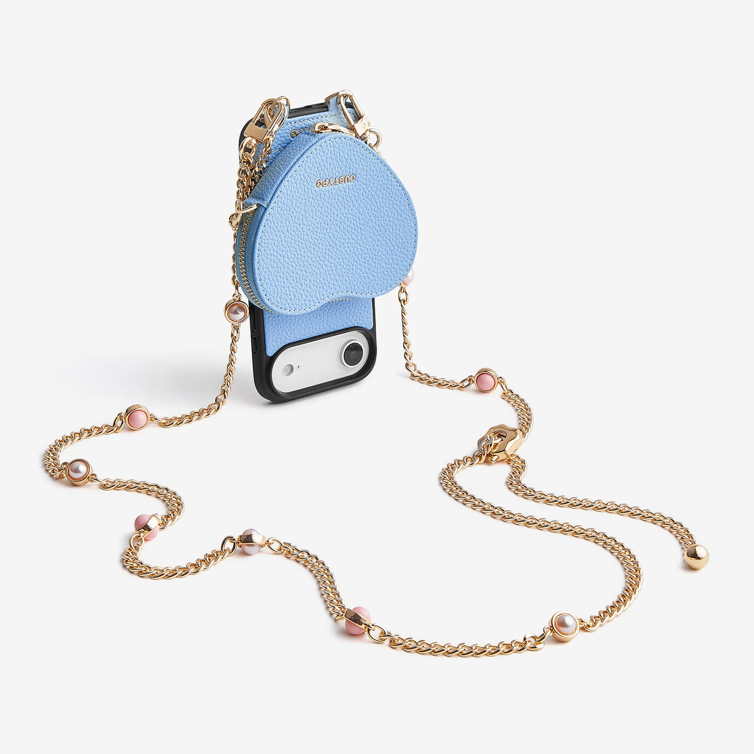 Heart Mate Kit- Lanyard Strap for iPhone Case with Magnetic Wallet-Mobile Phone Cases-DETACHABLE WALLET & WIRELESS CHARGING