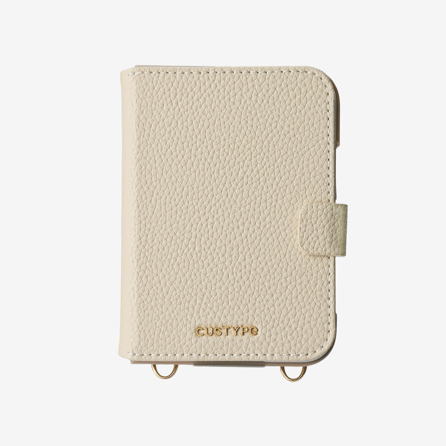 Beige iPhone 18 Ultra folio wireless charging phone case