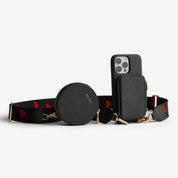 crossbody leather phone case
