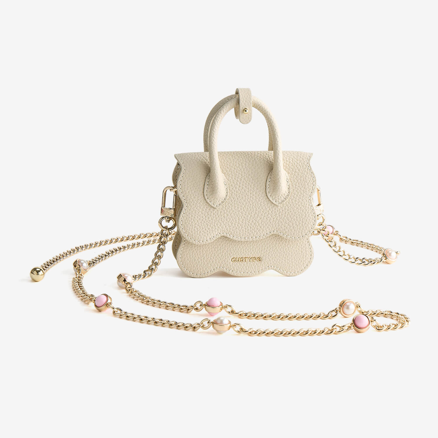 チェーン付きミニクロスボディバッグ