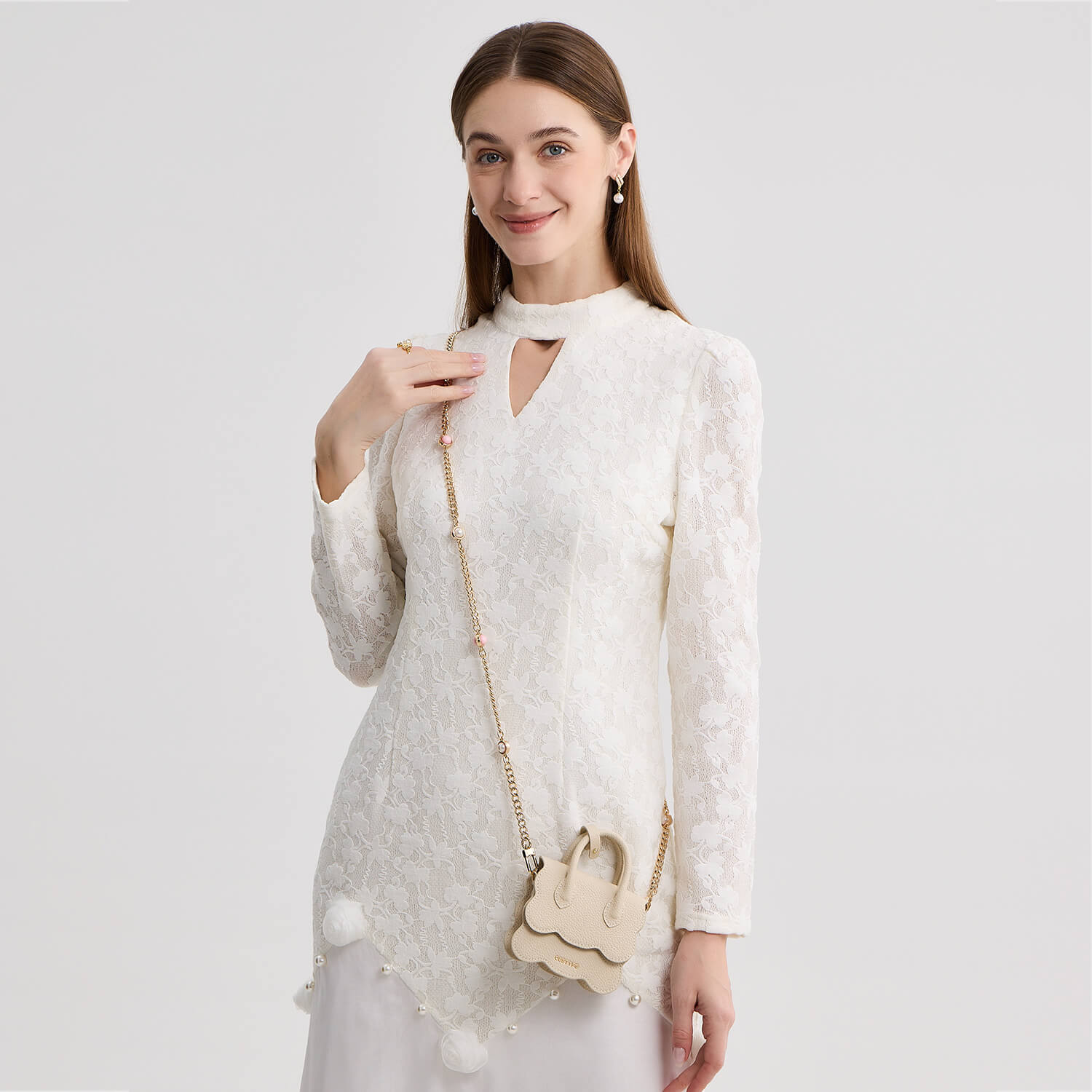 Mini Crossbody Bag with Chain-AirPods case-Custype