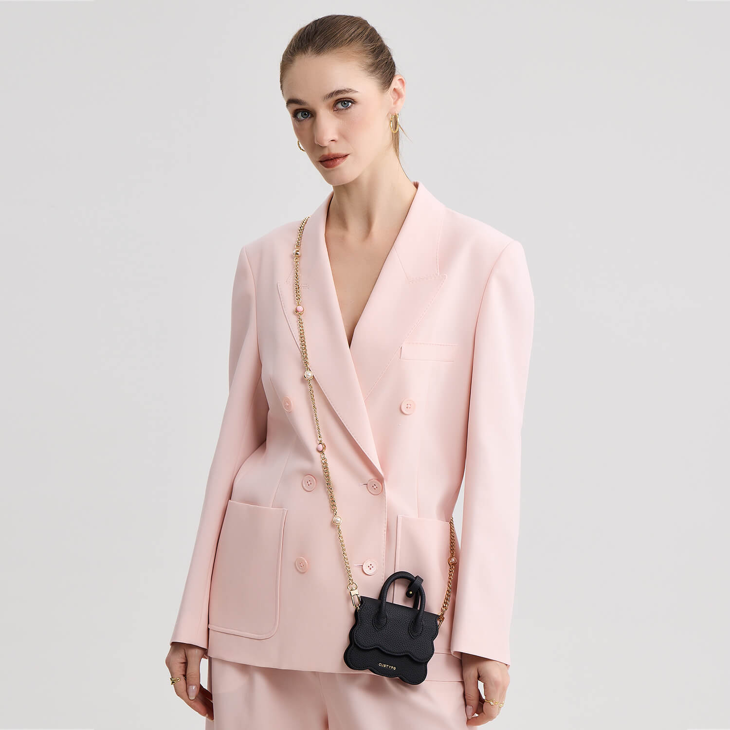 Mini Crossbody Bag with Chain-AirPods case-Custype