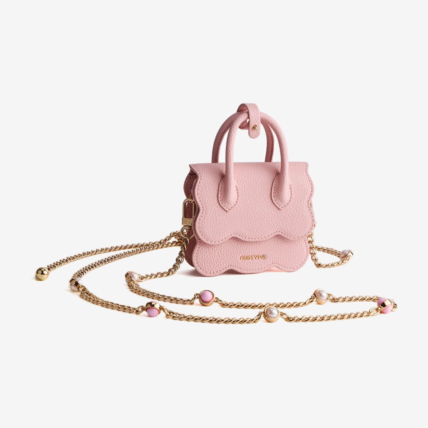 チェーン付きミニクロスボディバッグ