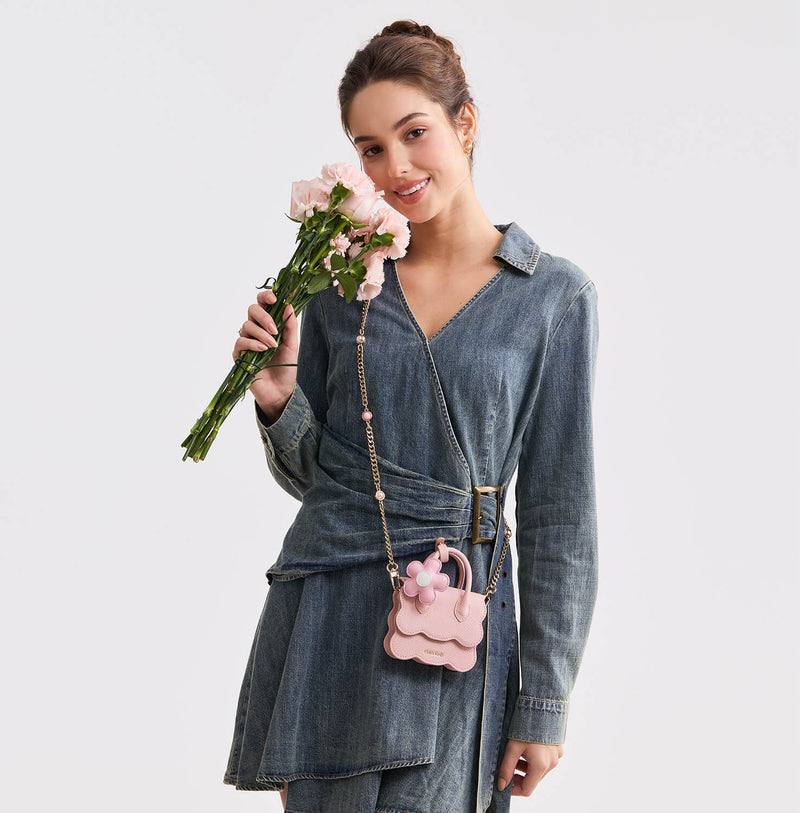 Mini Crossbody Bag with Chain-AirPods case-Custype