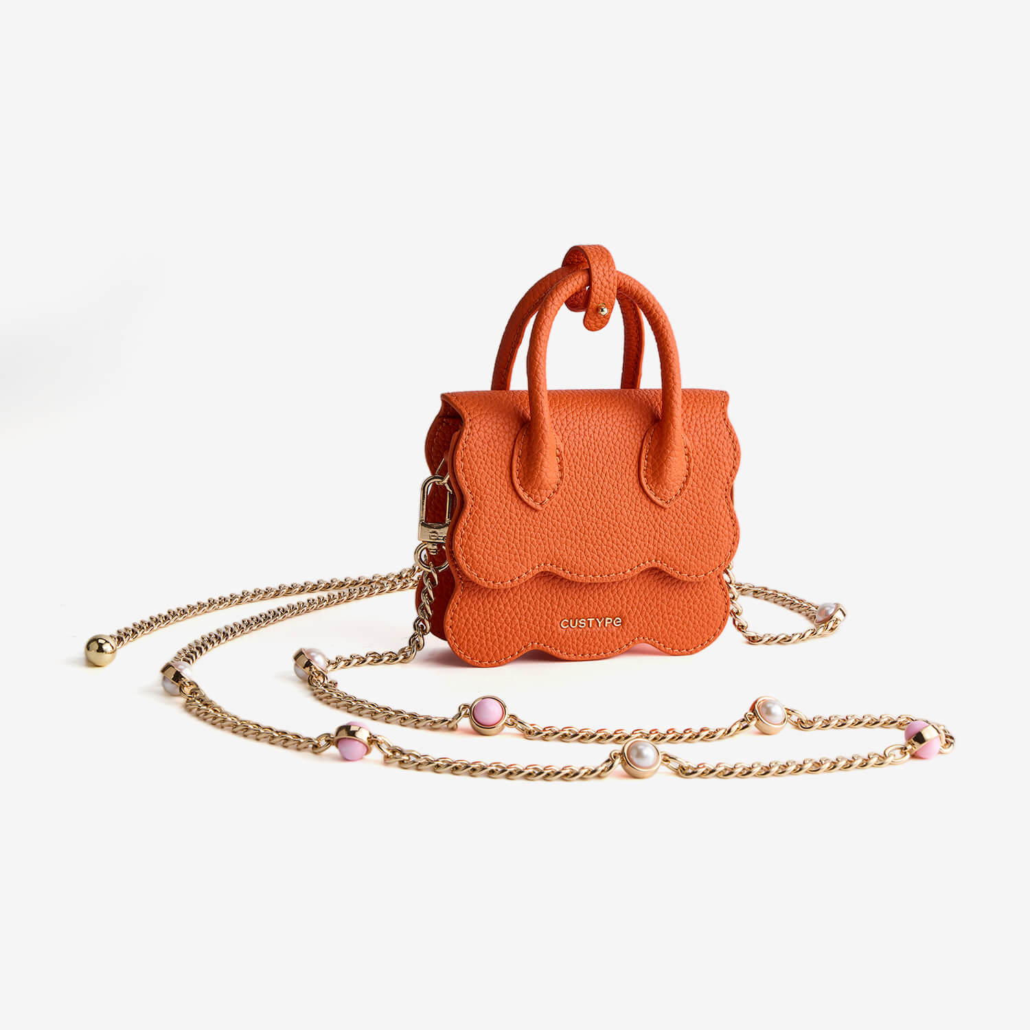 チェーン付きミニクロスボディバッグ