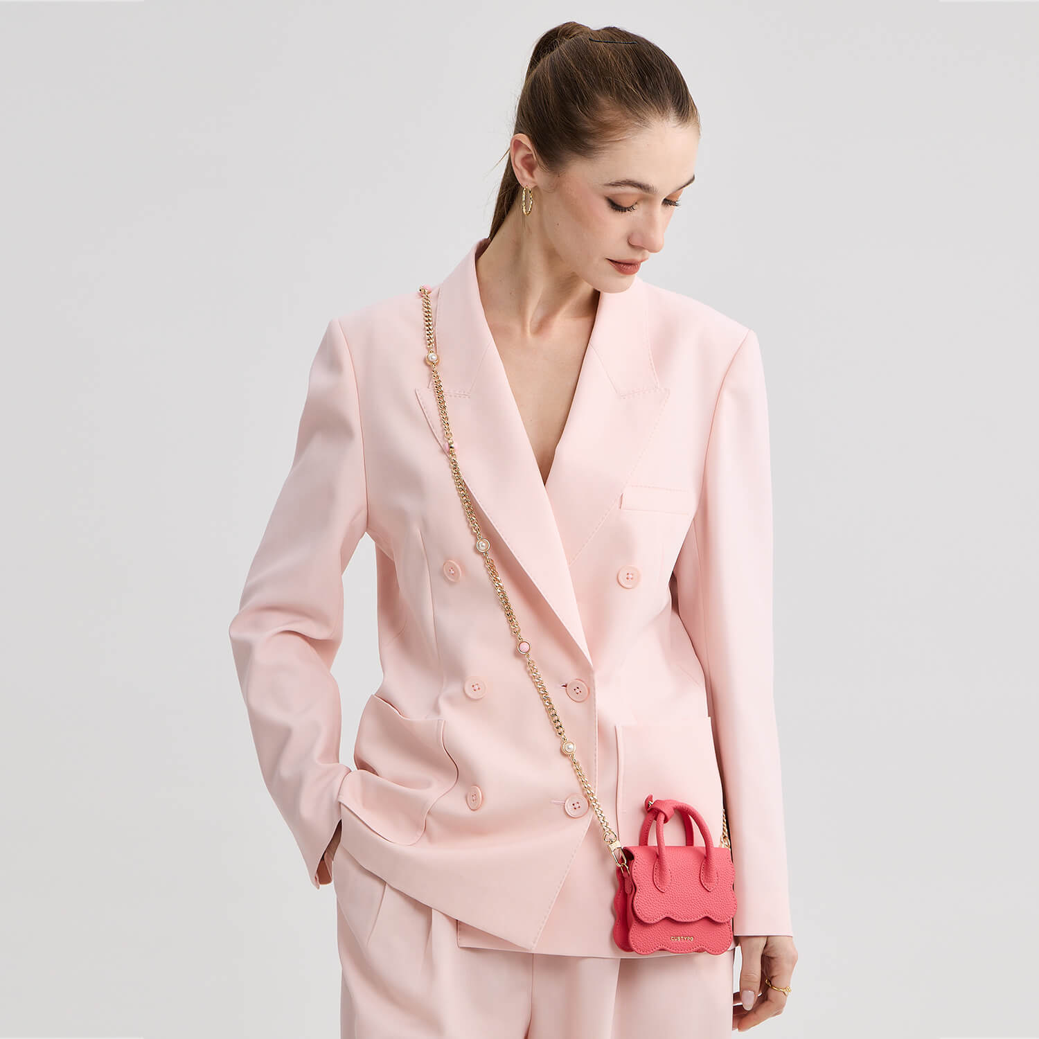 Mini Crossbody Bag with Chain-AirPods case-Custype