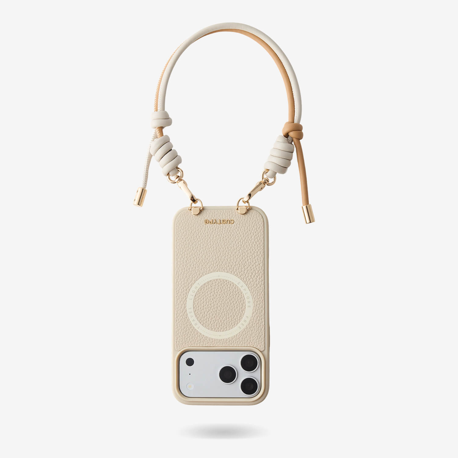 Minimal Style Kit- iPhone Case with Adjustable Rope Wristlet