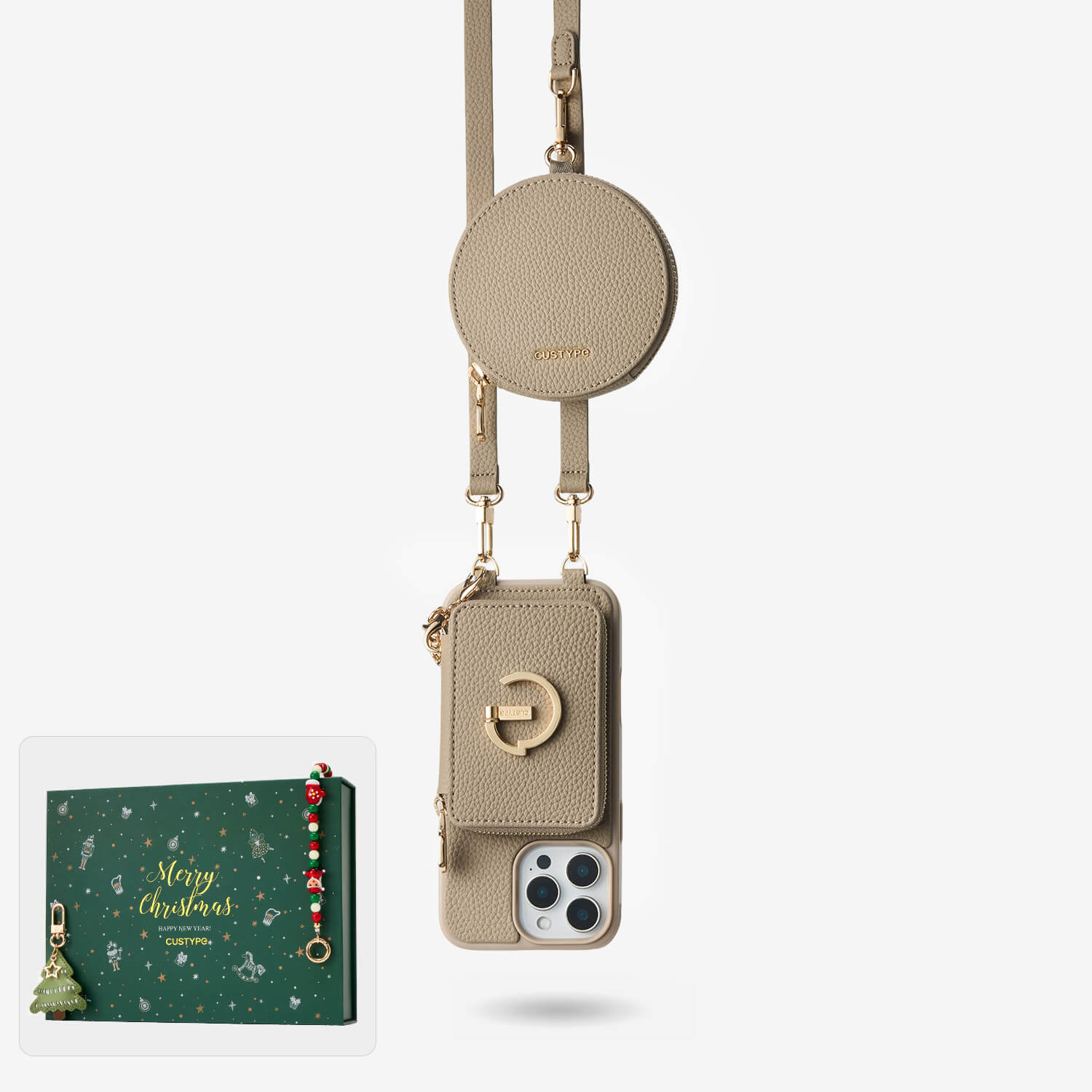 Sling iPhone Case for iPhone taupe