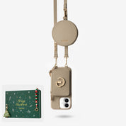 Leather iphone case crossbody