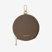 round pouch with zipper

