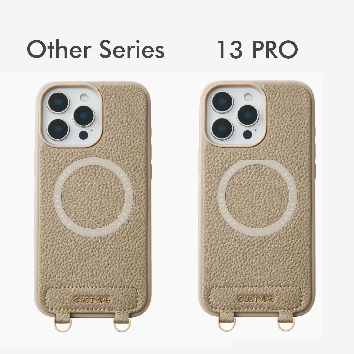 Custype iPhoneケース ショルダーストラップ ハート柄 Custype iPhoneケース ショルダーストラップ ハート柄 iPhone