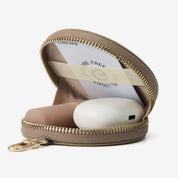small round pouch
