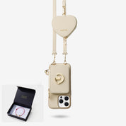 Starlight Gift Box- Morandi iPhone Case with Heart Airpods Pouch & Webbing Strap-Custype