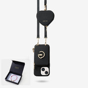 Starlight Gift Box- Morandi iPhone Case with Heart Airpods Pouch & Webbing Strap-Custype