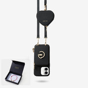 Starlight Gift Box- Morandi iPhone Case with Heart Airpods Pouch & Webbing Strap-Custype