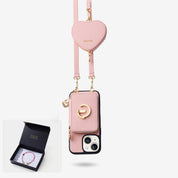 Starlight Gift Box- Morandi iPhone Case with Heart Airpods Pouch & Webbing Strap-Custype