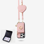 Starlight Gift Box- Morandi iPhone Case with Heart Airpods Pouch & Webbing Strap-Custype
