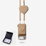 Starlight Gift Box- Morandi iPhone Case with Heart Airpods Pouch & Webbing Strap-Custype