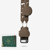 Leather crossbody phone case
