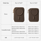 Morandi Grace Kit- Magnetic Card Holder Wallet for Phone-Mobile Phone Accessories-ZIPPER & WALLET