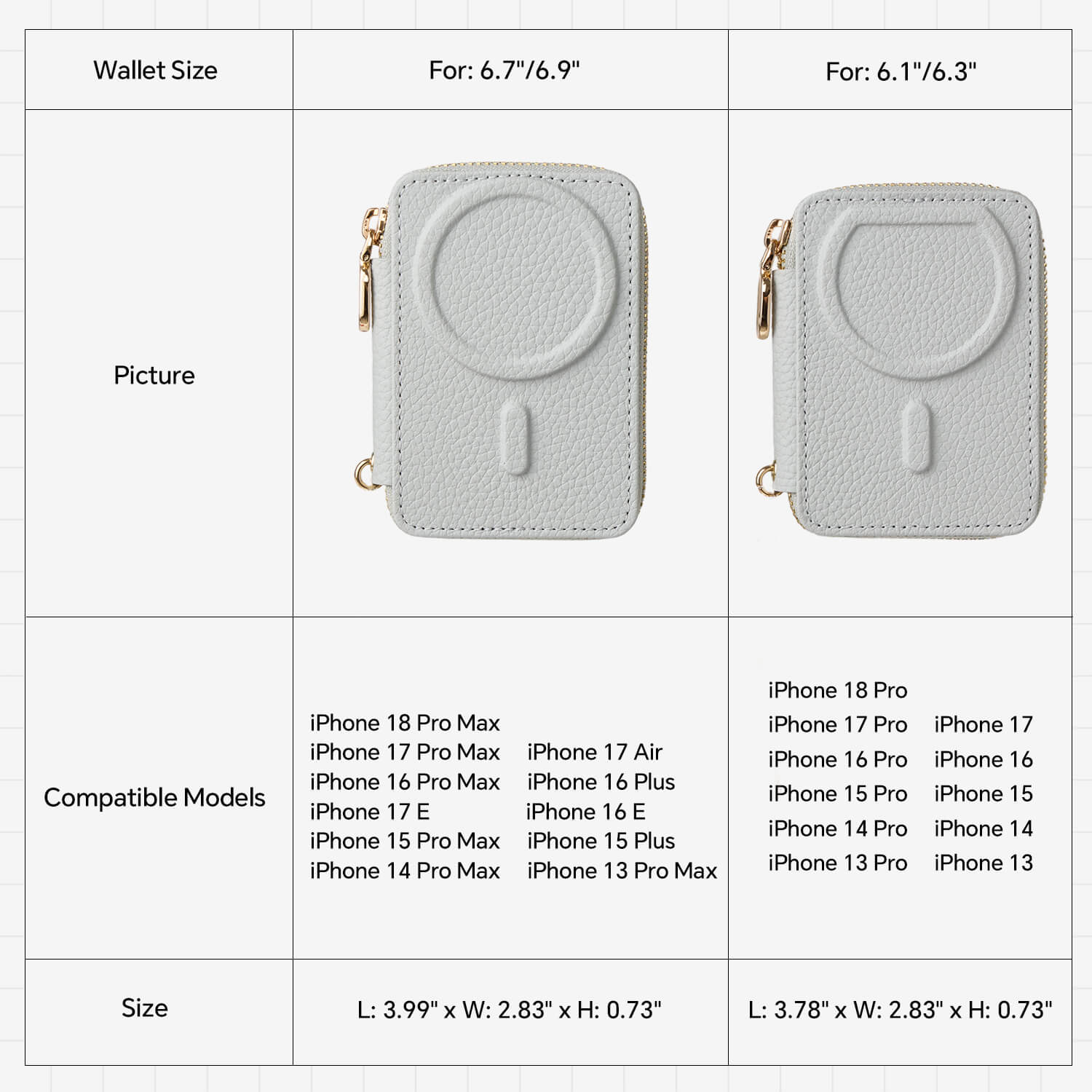 Morandi Grace Kit- Magnetic Card Holder Wallet for Phone-Mobile Phone Accessories-ZIPPER & WALLET