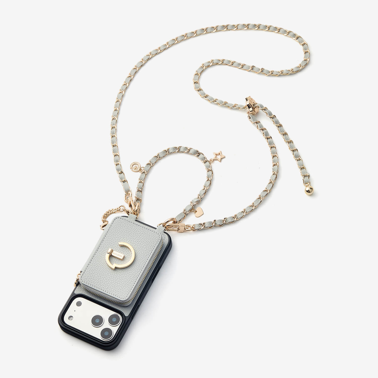 Morandi Grace Kit- Phone Case with Crossbody Strap & Magnetic-Mobile Phone Cases-DETACHABLE WALLET & WIRELESS CHARGING