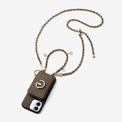 Morandi Grace Kit- Phone Case with Crossbody Strap & Magnetic-Mobile Phone Cases-DETACHABLE WALLET & WIRELESS CHARGING