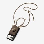 Morandi Grace Kit- Phone Case with Crossbody Strap & Magnetic-Mobile Phone Cases-DETACHABLE WALLET & WIRELESS CHARGING