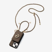 Morandi Grace Kit- Phone Case with Crossbody Strap & Magnetic-Mobile Phone Cases-DETACHABLE WALLET & WIRELESS CHARGING