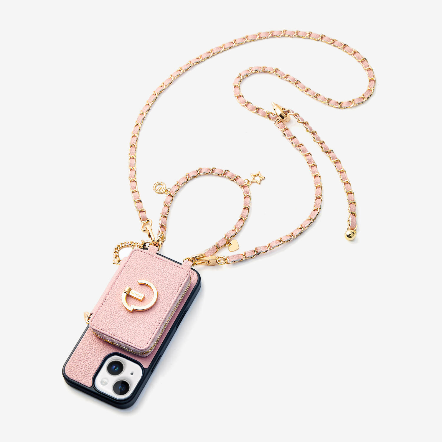 Morandi Grace Kit- Phone Case with Crossbody Strap & Magnetic-Mobile Phone Cases-DETACHABLE WALLET & WIRELESS CHARGING