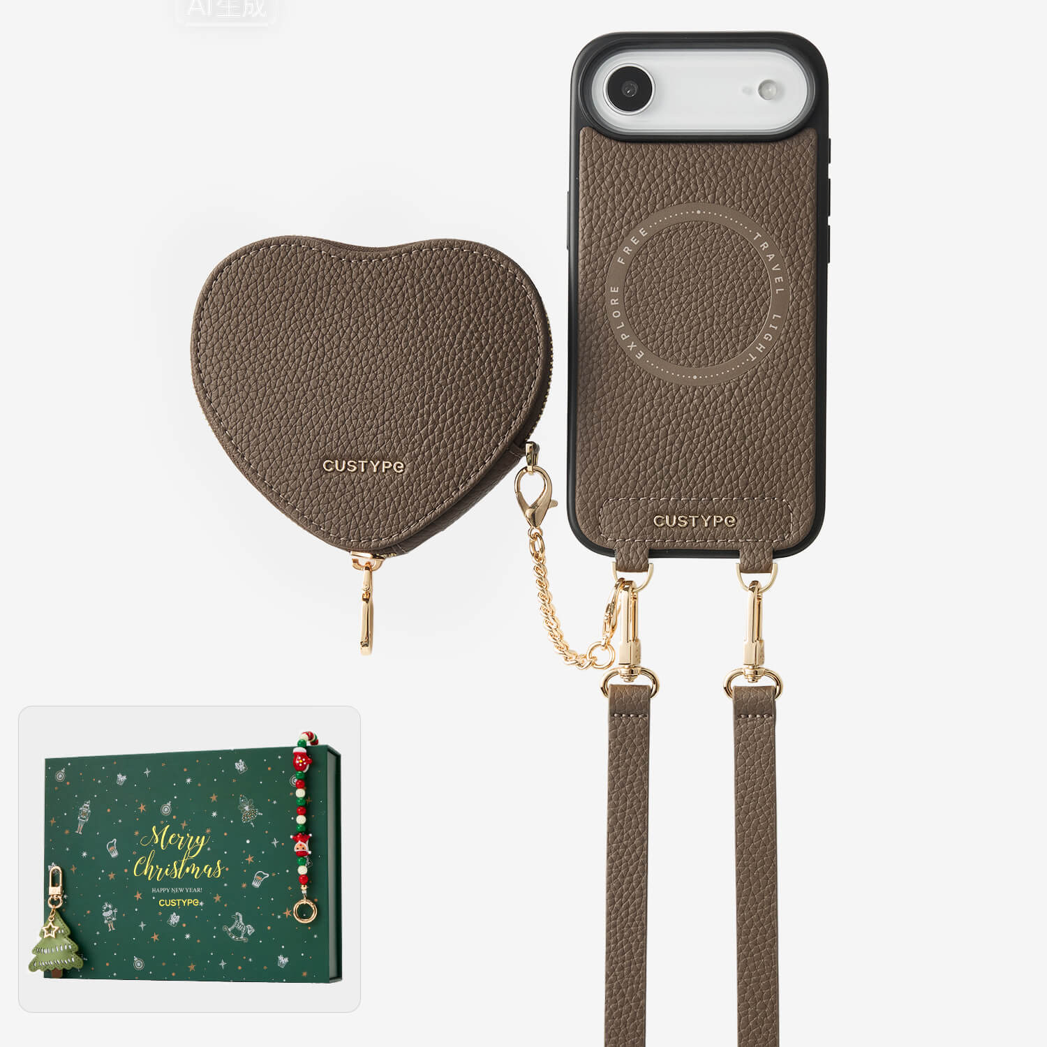 phone case with shoulder strap
