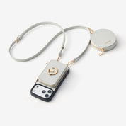 Morandi Grace Kit- Detachable Wallet Phone Case with Strap & Stand-Mobile Phone Cases-DETACHABLE WALLET & ROUND POUCH