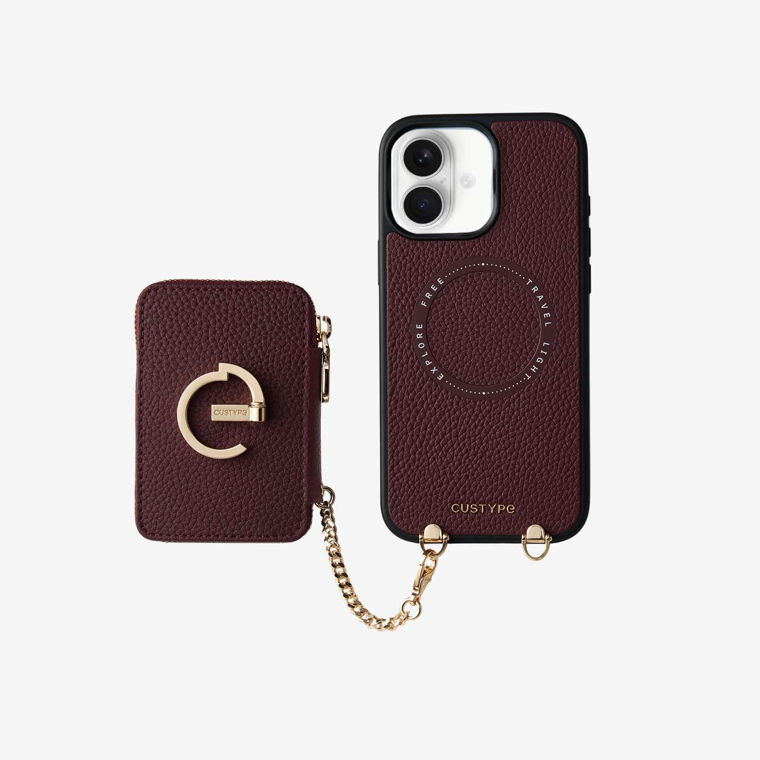 Original Design Set- Detachable Wallet Phone Case with Wireless Charging Card Holder and Wireless Charging - iPhone 16
