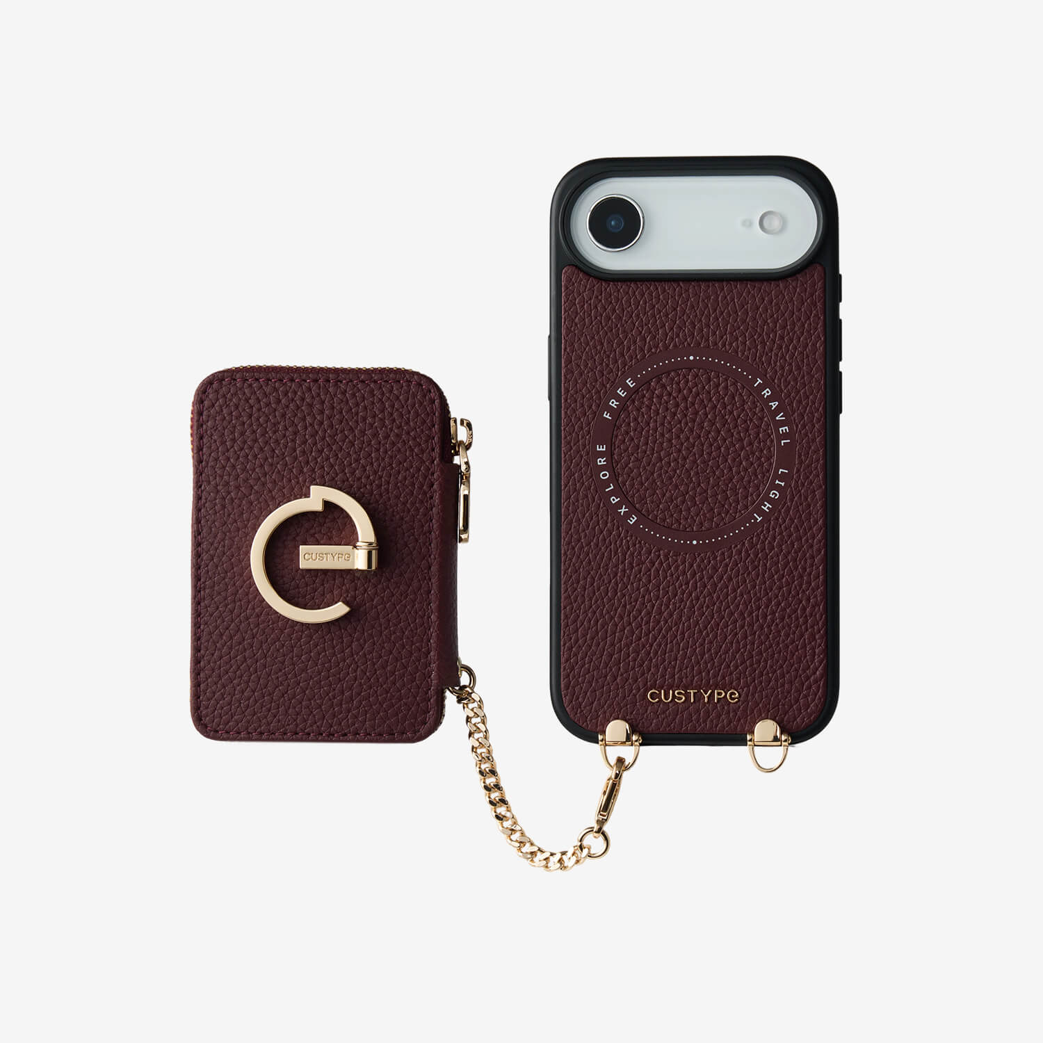 Original Design Set- Detachable Wallet Phone Case with Wireless Charging Card Holder and Wireless Charging - iPhone 17 Air