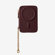 Original Design Set- Detachable Wireless Charging Crossbody Wallet Phone Case Round Pouch Set - iPhone 15 Plus