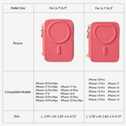 magnetic wallet Pink
