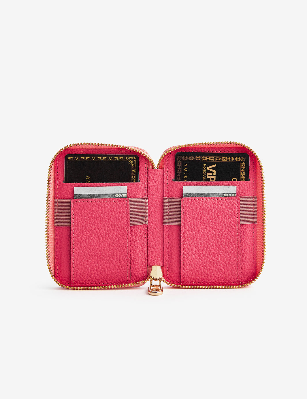 phone case with magnetic wallet Pink