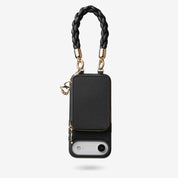 phone case with wristlet-Black-iPhone 17 Air
