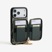 Sara Torabi- Plant Theme Designer Crossbody Phone Case with Wallet-Custype