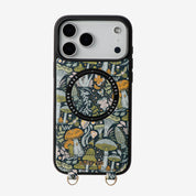 Sara Torabi- Plant Theme Designer Crossbody Phone Case with Wallet-Custype