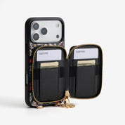 Sara Torabi- Plant Theme Designer Crossbody Phone Case with Wallet-Custype