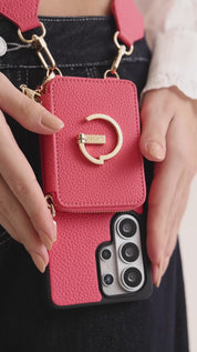 Heart Mate Kit- Samsung Galaxy Magnetic Wallet Case with Body Strap