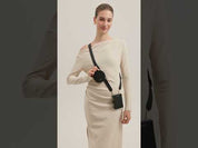iPhone 18 Ultra fold crossbody phone case with MagSafe-compatible for girl